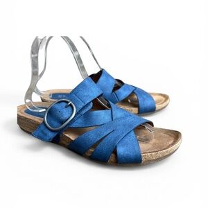 Eurosoft Gweda Blue Confort Sandals Sz 8.5
